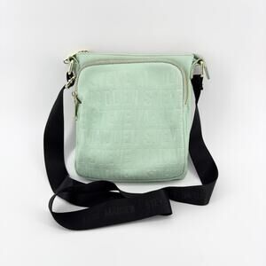 Steve Madden Cross Body Purse Mint Green Faux Leather Handbag Adjustable Strap